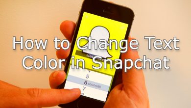 change text color in snapchat