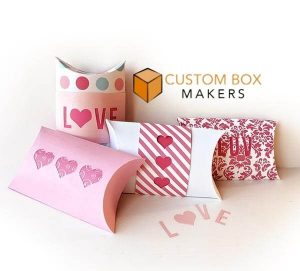 custom kraft pillow boxes