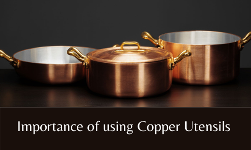 pure copper utensils
