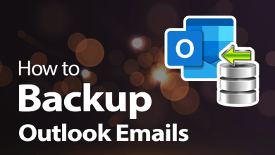 Backup Outlook emails in Windows 11