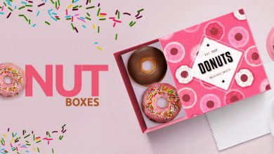 pink donut boxes