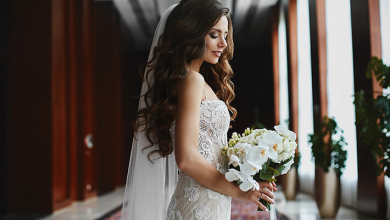 Wedding day hair