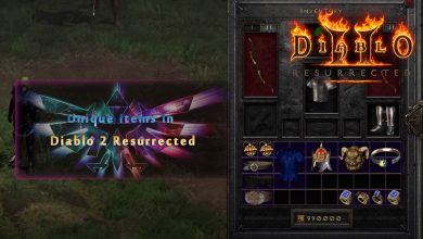 Unique Items In Diablo 2 Resurrected