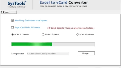 Excel to vCard Converter